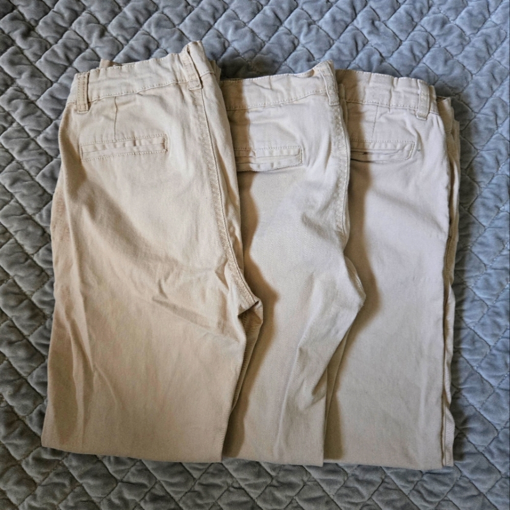 Set of 3 Cherokee Khaki Pants SZ 14